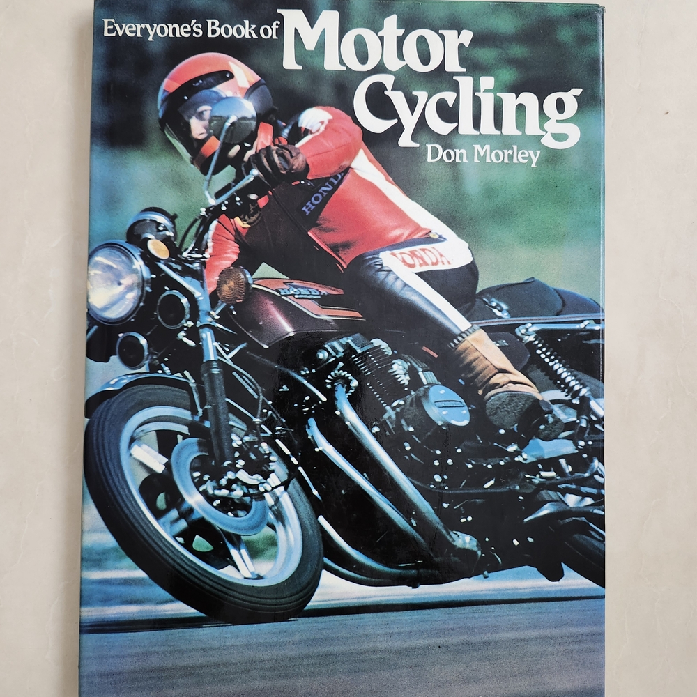 Motorcycling Book by Don Morley Vintage 80's Harley Davidson Honda Kawasaki